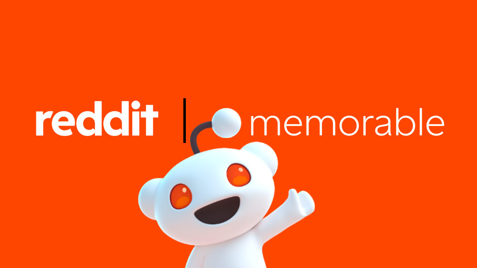 Reddit and Memorable logos